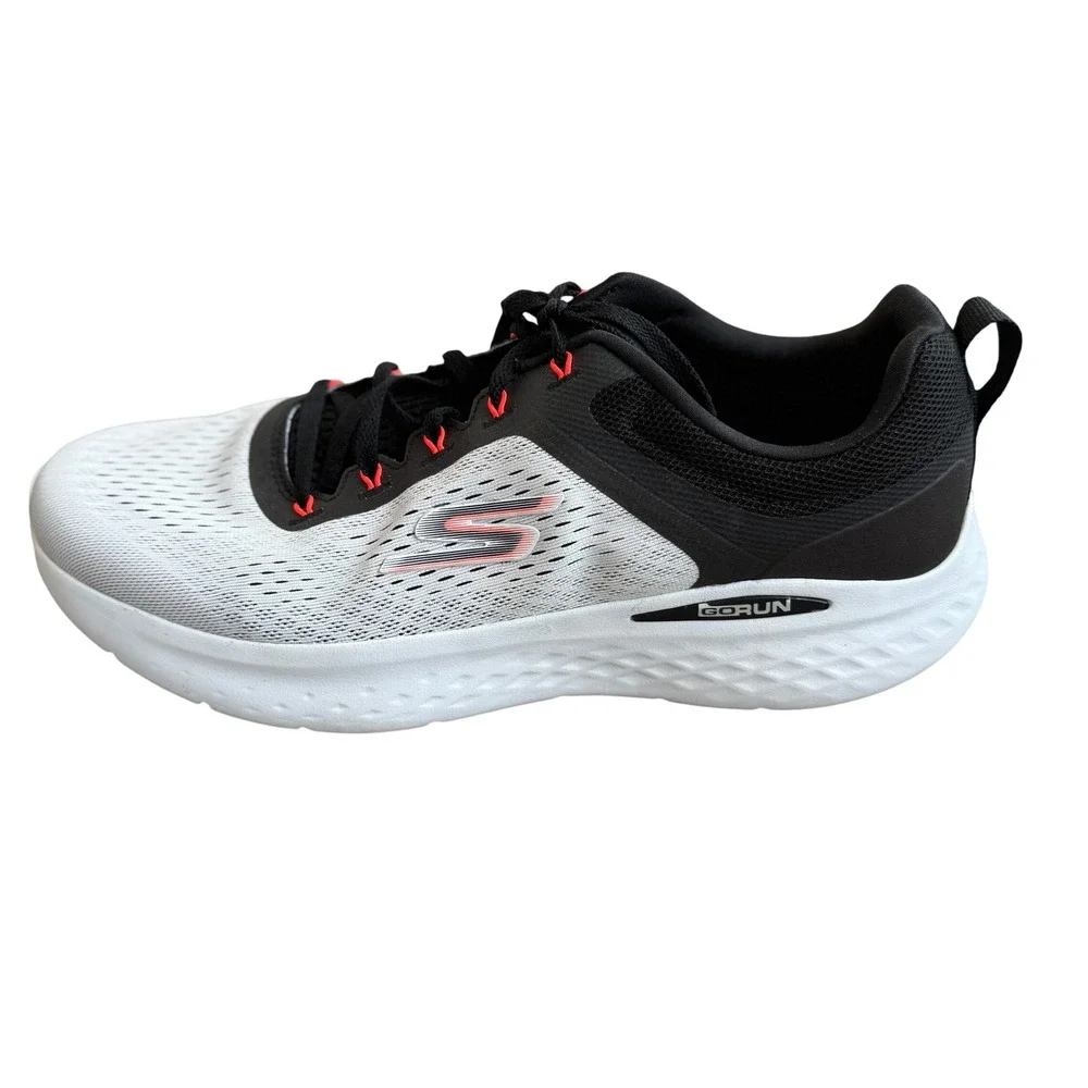 Skechers GOrun Elevate Mens White Black Red‎ Running Shoes SN 220184 Size 13